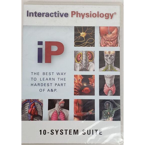 INTERACTIVE PHYSIOLOGY - 10 System Suite CD-ROM Windows MACINTOSH [Medical Study - Picture 1 of 3